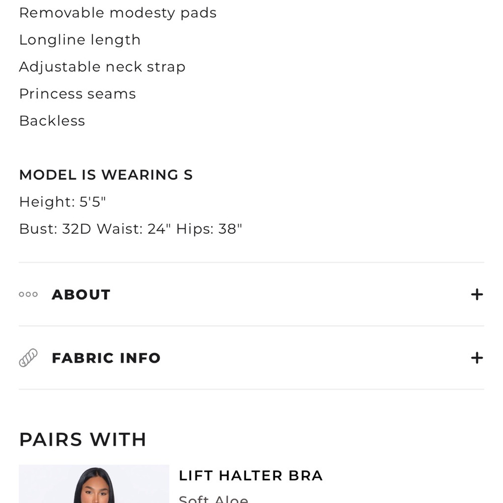 Halter Neck Crop Top - Picture 4 of 4